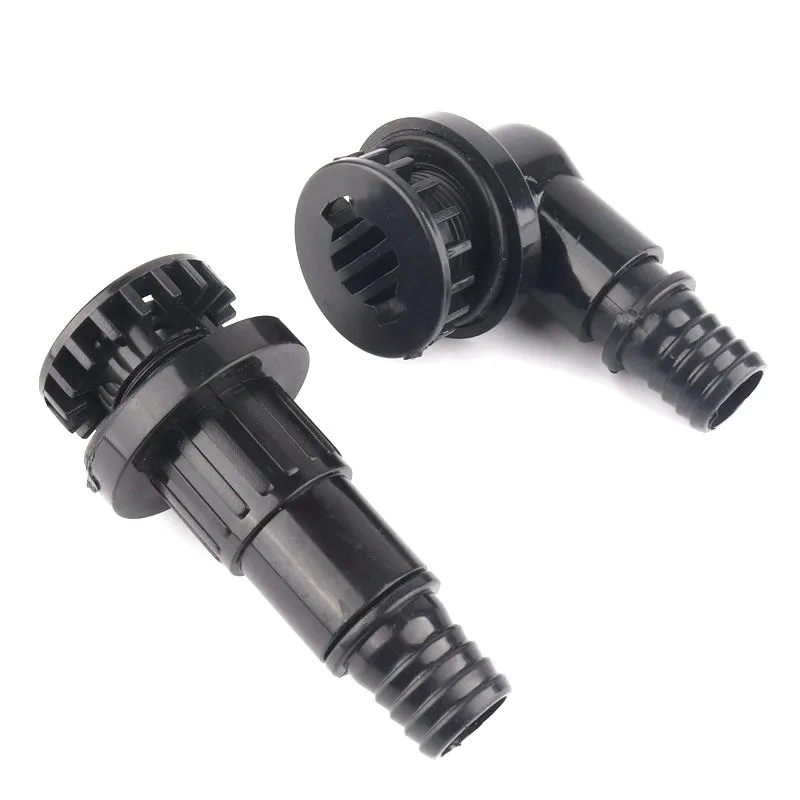 Fish Co Aquarium - 1 piece 20 mm black PVC