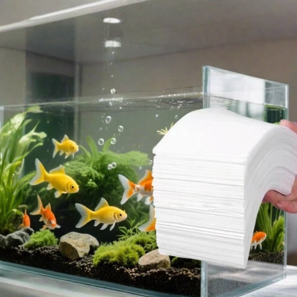50pcs Fish Tank Absorbing Impu - Aquarium Fish Yellow review and price