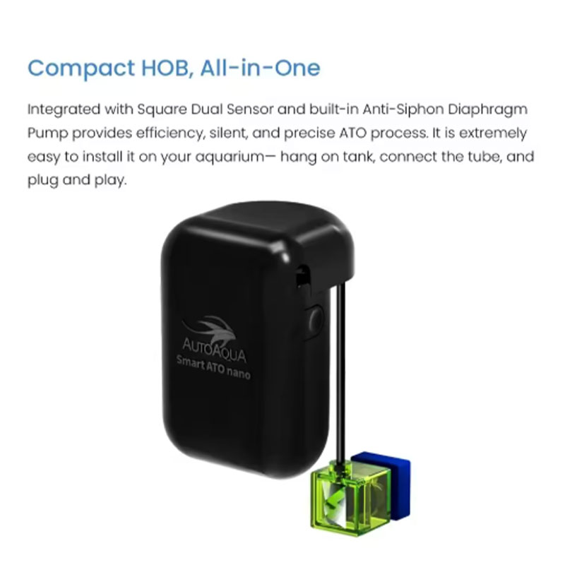 AUTOAQUA Smart ATO Nano HOB SA - Aquarium Auto Top Off review and price