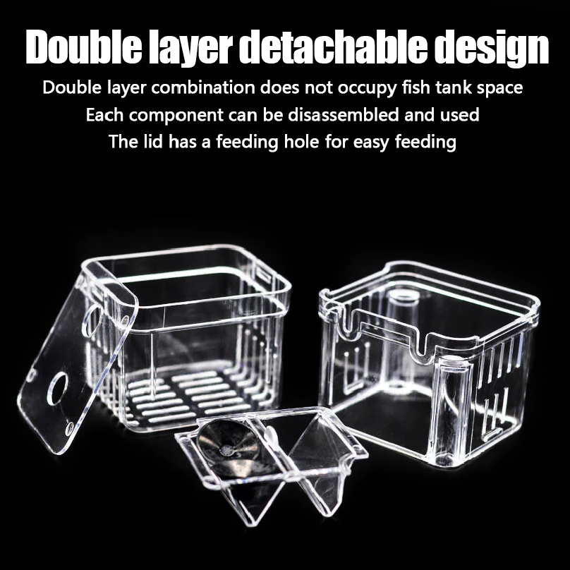 1PC Aquarium Fish Breeder Box  - Aquarium Fish Betta review and price