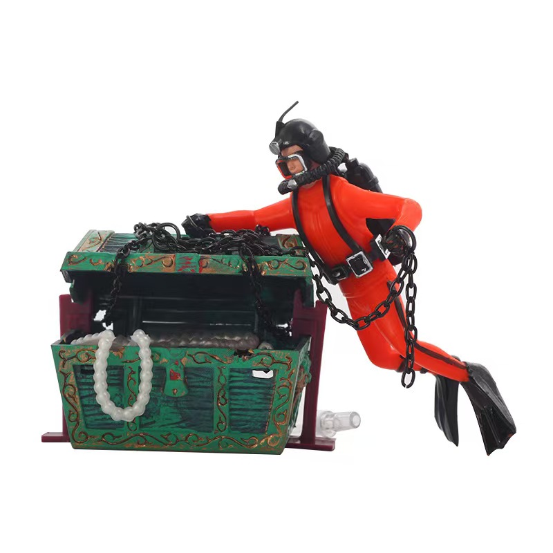 Treasure Frogman Aquarium Orna - Aquarium Fish World review and price
