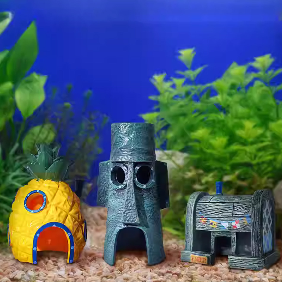 3pcs Cartoon Fish Tank Decorat - Aquarium Fish Japan review and price