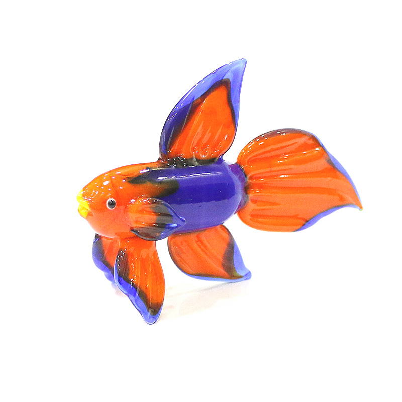 Orange Murano Glass Tropical F - Live Fish Aquarium review and price