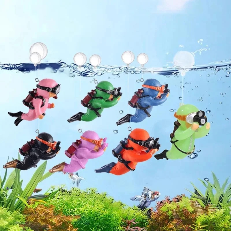 1/2pcs Fish Tank Diver Ornamen - Aquarium Fish Popular review and price