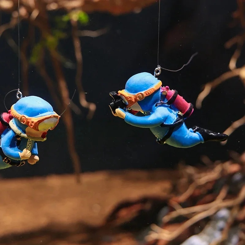 1/2pcs Fish Tank Diver Ornamen - Aquarium Fish Popular review and price