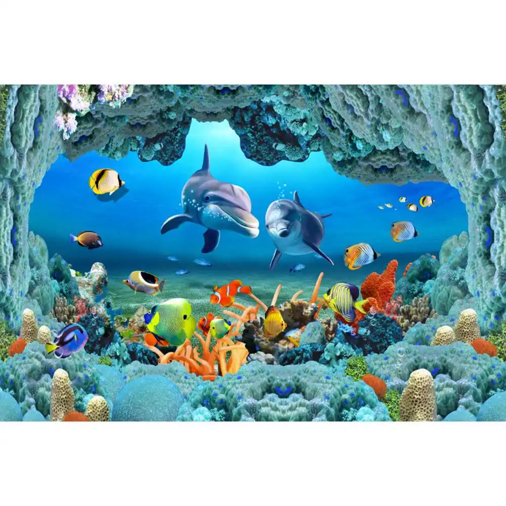 Underwater World Seabed Backdr - Aquarium Fish World review and price