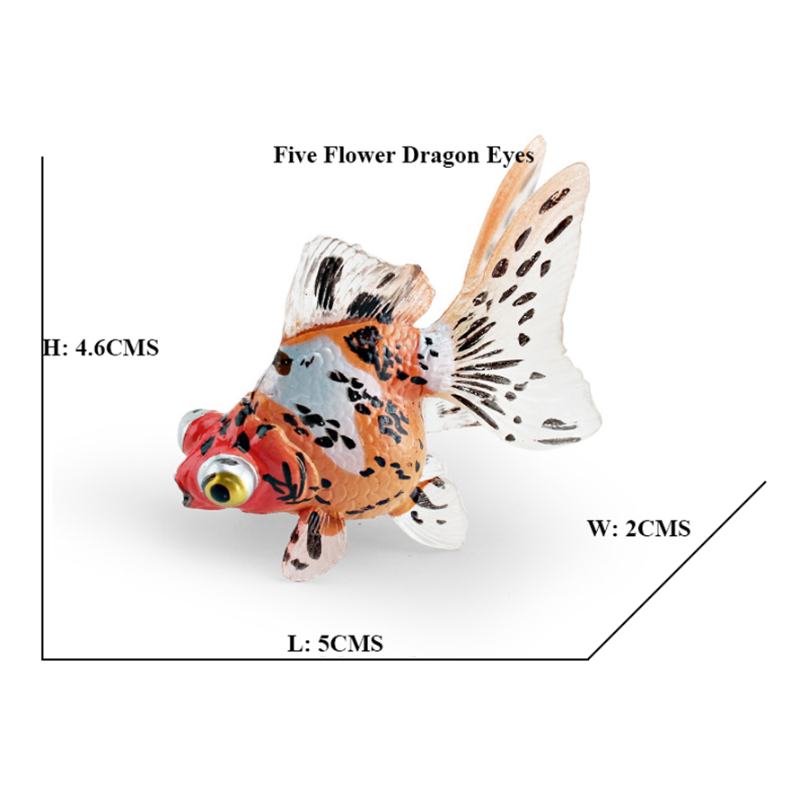 Colorful Lifelike Plastic Gold - Fish In Aquarium Picture review and price
