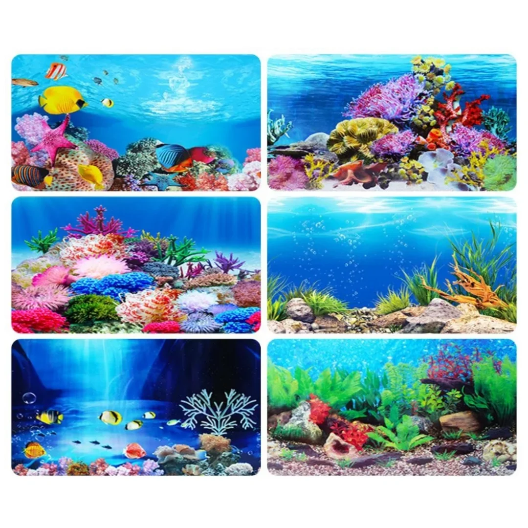 Background Aquarium 3D Sticker - Aquarium Fish Cave review and price