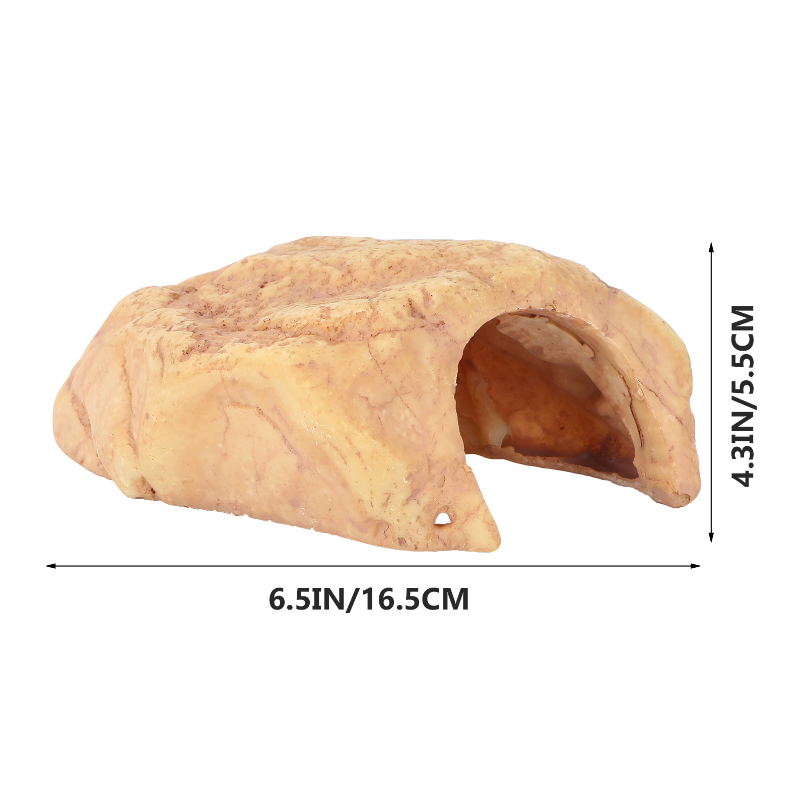 1Pcs Resin Simulation Stone Aq - Aquarium Fish Yellow review and price