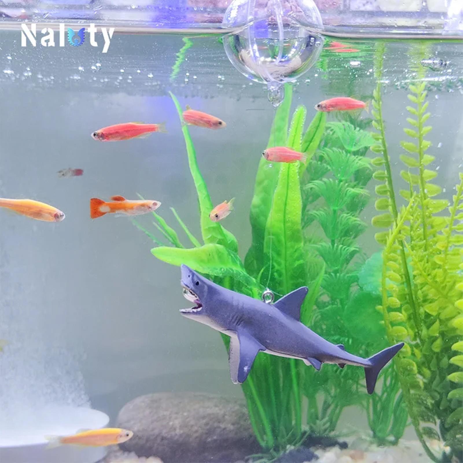 Floating Shark Aquarium Landsc - Aquarium Fish Artificial review and price