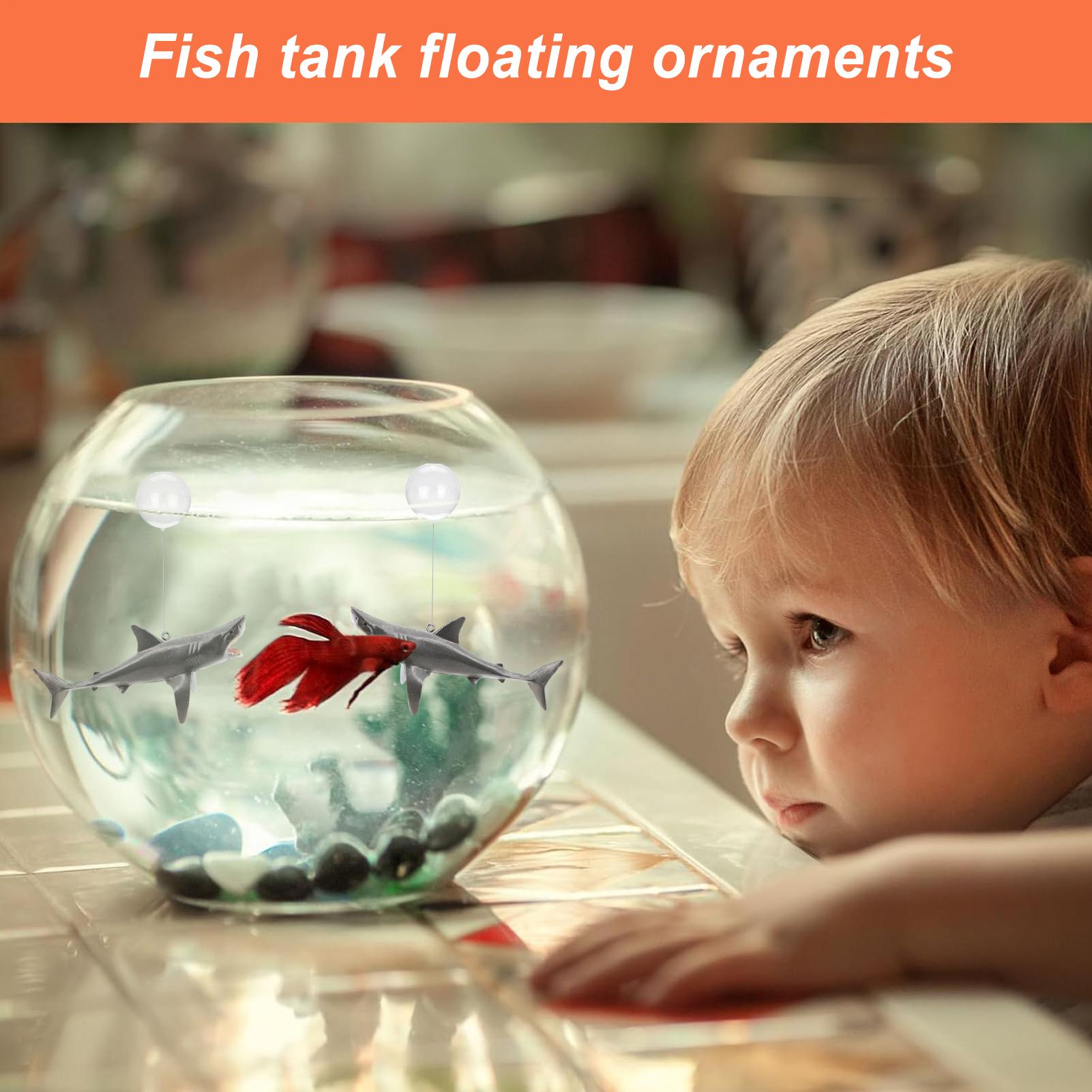 Floating Shark Aquarium Landsc - Aquarium Fish Artificial review and price