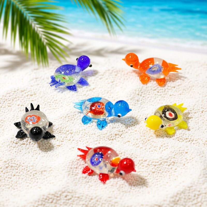 1pc Mini Glass Turtle Figurine - Aquarium Fish Japan review and price