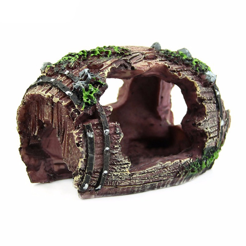 Aquarium Artificial Barrel Cav - Aquarium Fish Artificial review and price
