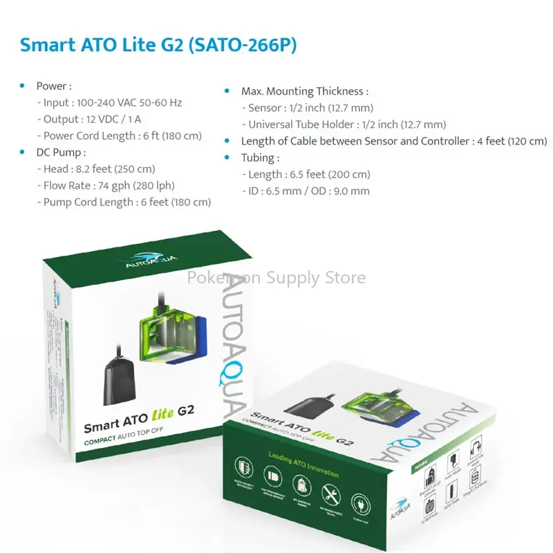 AutoAQUA Smart ATO Lite SATO-2 - Aquarium Auto Top Off review and price