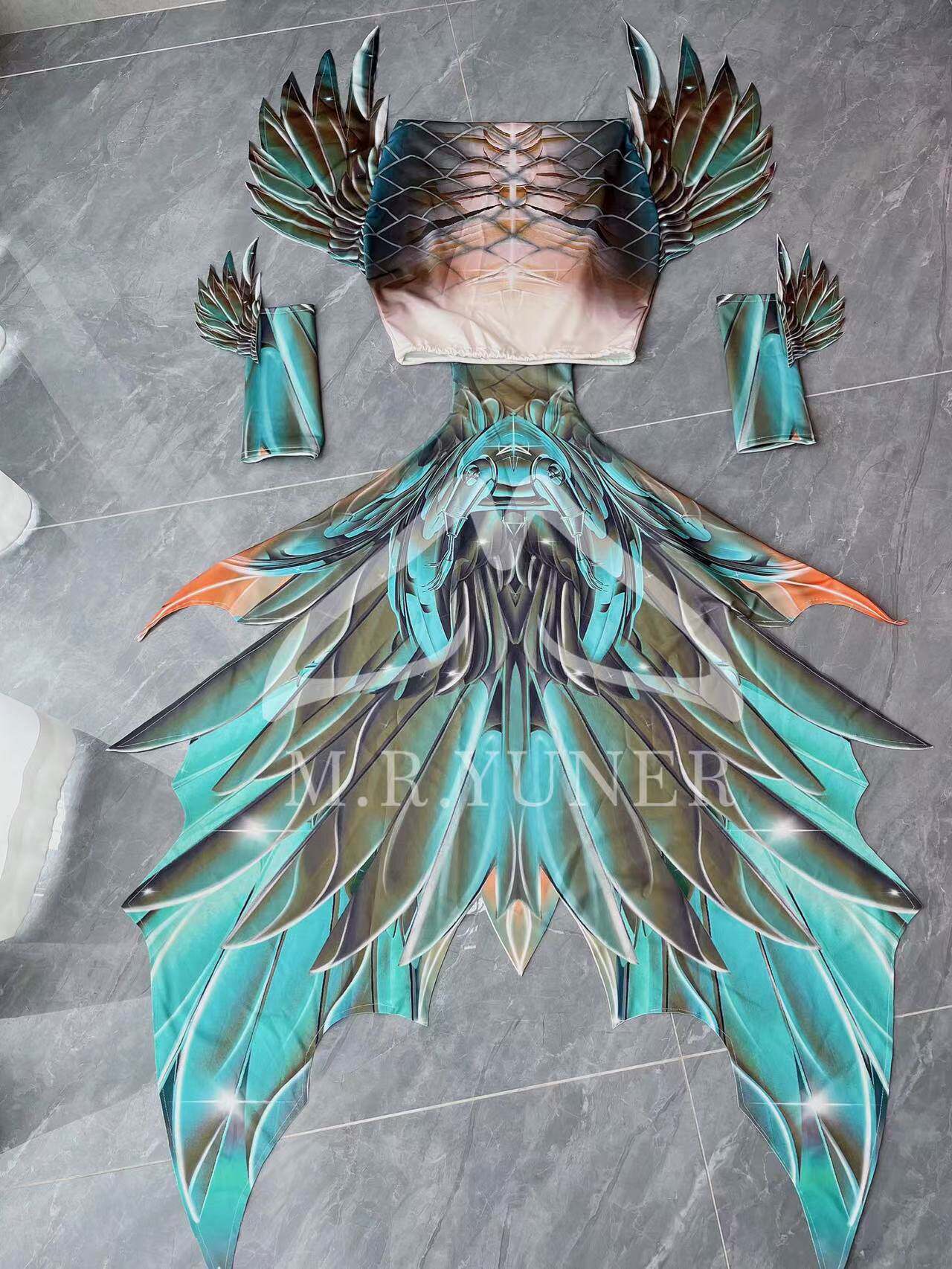 Original Mermaid Big Fish Tail - Aquarium Fish In review and price