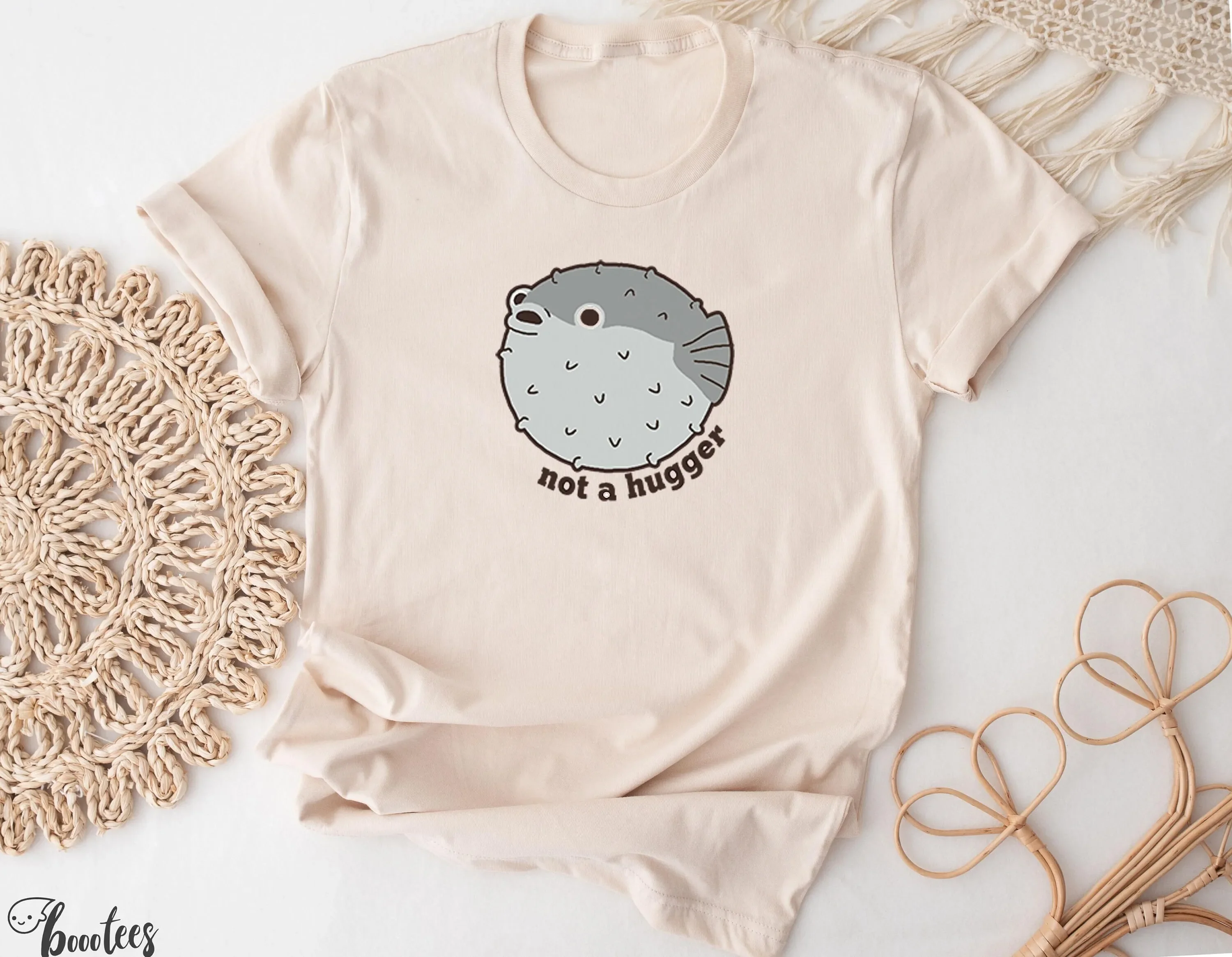 Not A Hugger T Shirt Funny Blo - Aquarium Fish Meme review and price