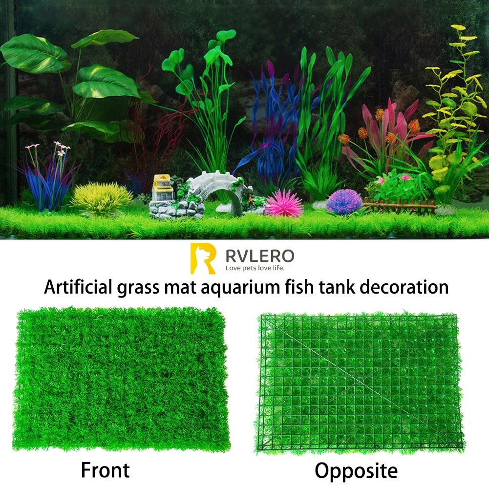 Artificial Grass Lawn Aquarium - Aquarium Fish Artificial review and price