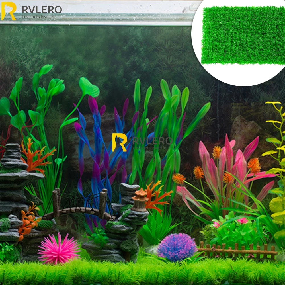 Artificial Grass Lawn Aquarium - Aquarium Fish Artificial review and price