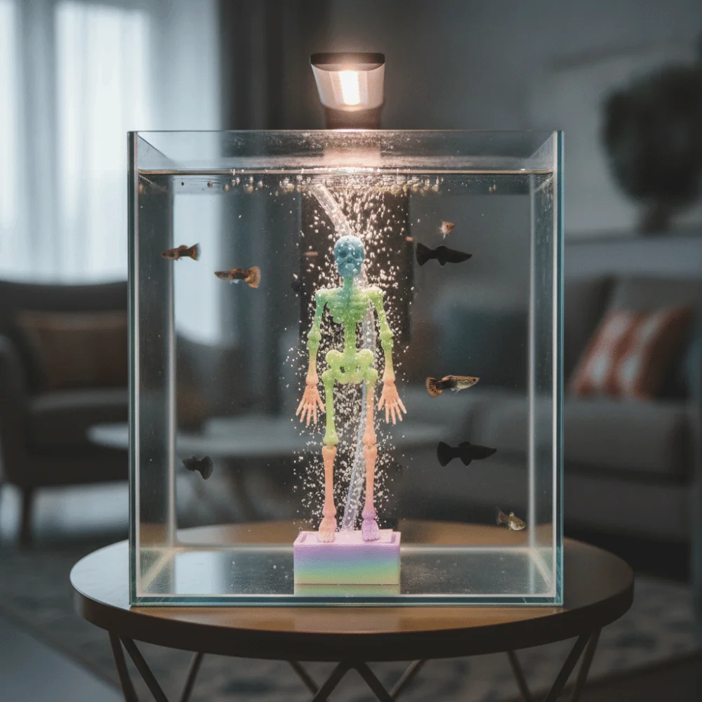 Movable Joints Aquarium Orname - Fish In Aquarium Picture review and price