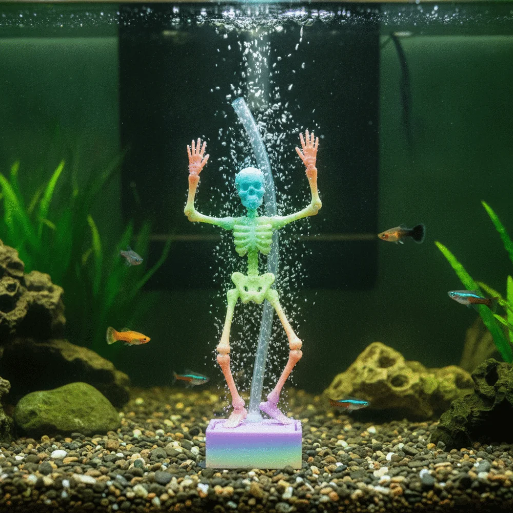 Movable Joints Aquarium Orname - Fish In Aquarium Picture review and price